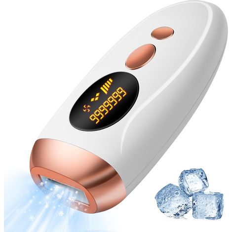 Épilateur Lumière Pulsée IPL avec Fonction Refroidissante, 999,999 Flashes, 5 Niveaux d'Énergie, Épilation Laser pour Femme-Homme, Épilateur Electrique pour Visage, Corps, Bikini, Aisselles (1/5)