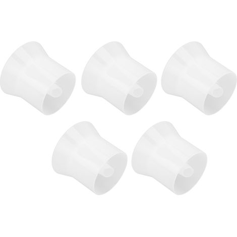 Entonnoir de Remplissage pour Shampoing et Huiles Essentielles, 5 Pièces en Plastique Blanc (1/5)