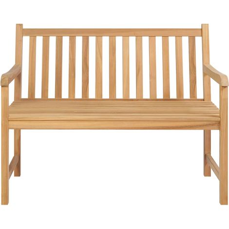 Maison Exclusive - Gartenbank 114 cm Massivholz Teak (1/5)