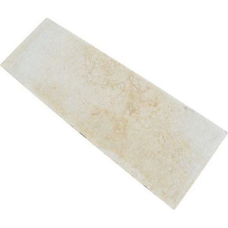 Margelle de piscine pierre naturelle d'Egypte Beige Sablée Brossée 90x30x3 cm Bord Droit - À l'unité - Ti'ma Stone