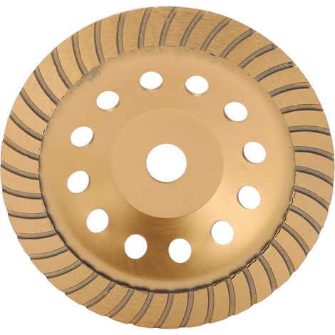 Disque de meulage diamanté couleur or haute efficacité, antirouille, stable, pour béton et marbre (1/5)