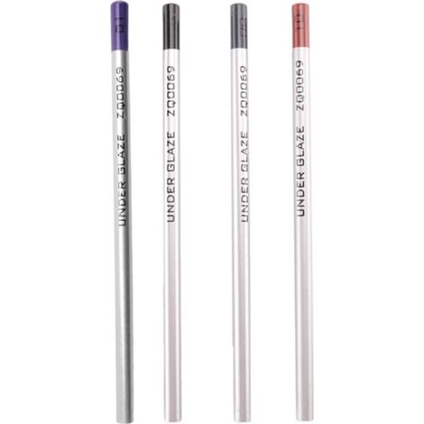 4pcs Pencils Under Glaze Pottery Pencils Under Glaze Precision Pen for Pottery B (1/5)