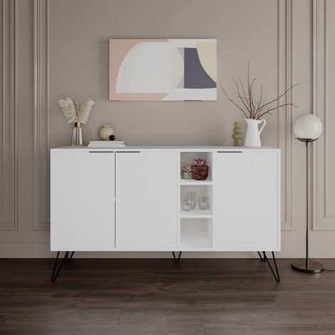 Madia bianca 142x35,5x83h (1/3)