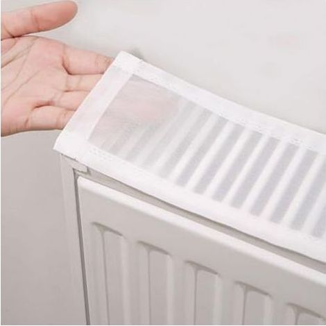 (140 cm)Housse de radiateur en tissu résistant aux rayures Fermeture magnétique Bloque efficacement la poussière et la saleté Tissu respirant qui favorise la circulation de l'air (1/5)