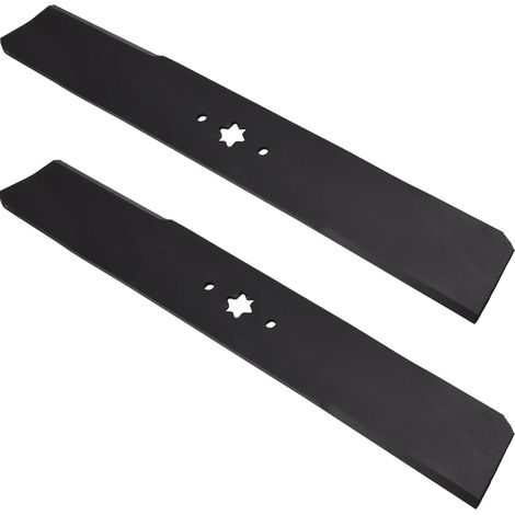 Lames de coupe-brouette 2x 49cm Jeu de lames 96cm pour EFCO BOLENS WOLF YARD MAN 742-04084 (1/3)