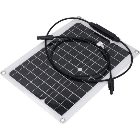 Kit Flexible à Panneau Solaire 18V 15W pour le Chargement de la Batterie, RV, Caméra de sécurité, Réseau Hors Réseau, Solution d'énergie Solaire Efficace (1/5)