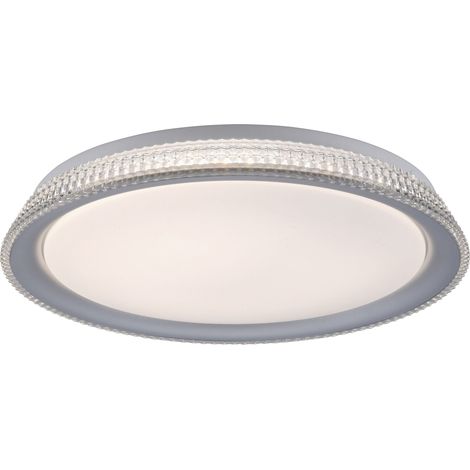 JUST LIGHT Plafonnier LED 14358-21 couleur argentée, 18,8W, 2450lm, 3000K