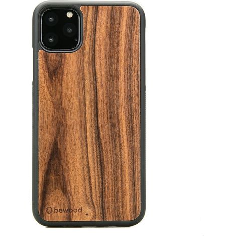 Holzhülle für iPhone 11 PRO MAX ROSEWOOD SANTOS (1/3)