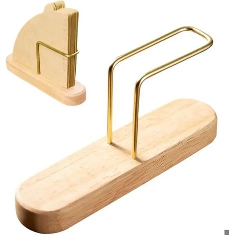 Porte-filtres à café, support pour filtres à café, étagère de rangement pour filtres à café, en chêne (1/5)