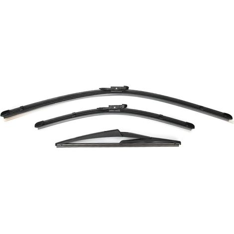 Balais d'essuie-glace avant 24 pouces 16 pouces arrière 12 pouces, adaptés à Nissan Qashqai 2007 – 2013 conduite à droite (1/4)