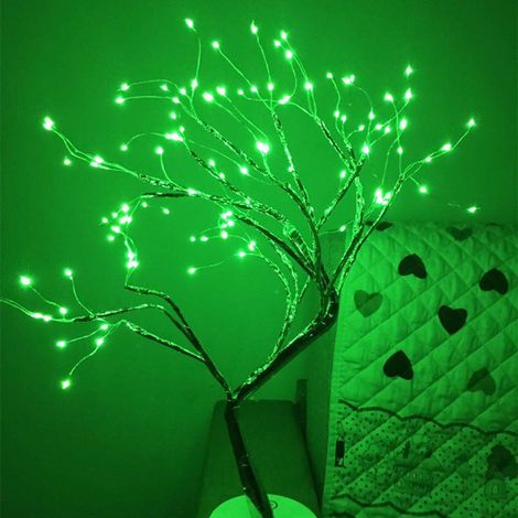 Noël LED arbre lumière maison fête mariage Festival table décor élégant charmant décoratif lampe de nuit avec bouton de commutation tactile (1/4)