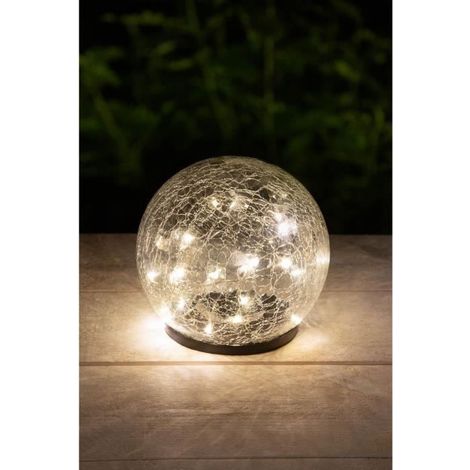 GALIX Sphere solaire - Effet verre brise - O 15cm (1/4)