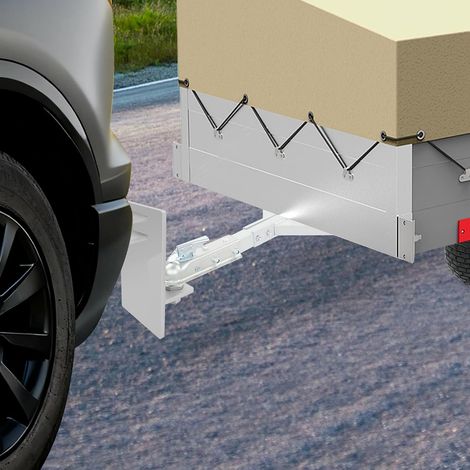 Kugelkopf Anhängerkupplung aus Q235-Stahl, 50mm Zugmaul Kugelkopf Rangierhilfe Starke Zugkraft, Anhänger Kombikupplung 33mm Aufnahmeloch für Anhänger, LKW, Wohnmobile (1/5)