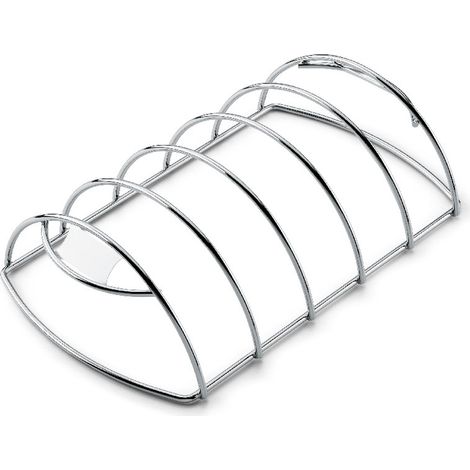Weber 6605 Soporte para costillas acero inoxidable (1/3)