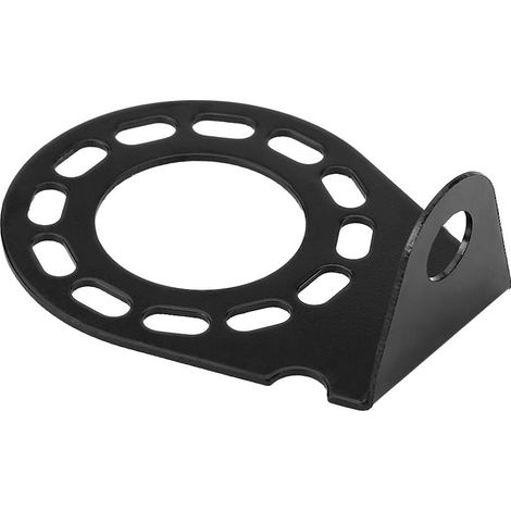 Support de montage métal pour prise 7/13 broches caravane remorque noire (1/5)
