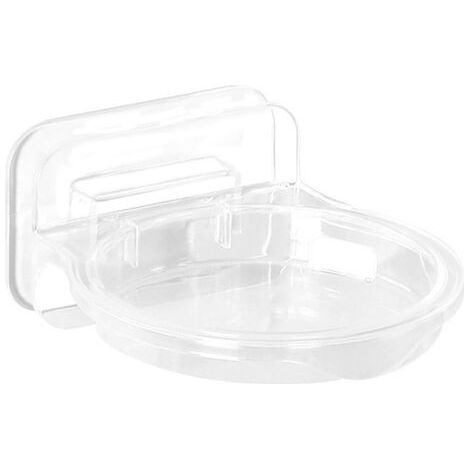 Support de caméra transparent, diamètre 10,5 cm, adapté aux caméras de surveillance domestique et au rangement mural pour salle de bain. (1/5)