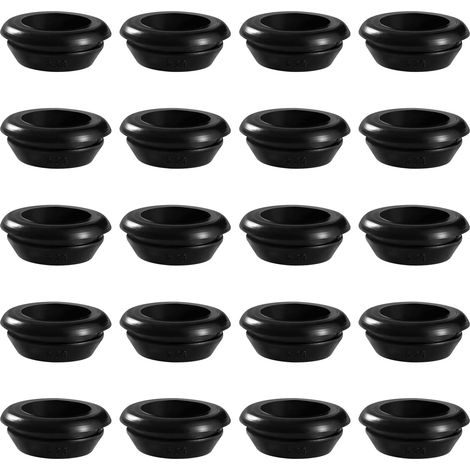 20 Pièces Passe-fils Caoutchouc 16x20mm Joint Étanche Protection Câble Électrique pour Maison Industrie Automobile (1/5)