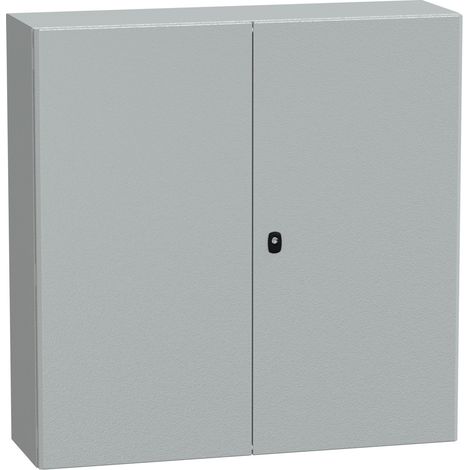 Nsys3d101030dp Coffret Métallique étanche Ip55 - 1000x1000x300 - 2 Portes - Plaque Fournie - Spacial S3d - Schneider Electric (1/2)