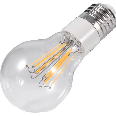 Ampoule à filament LED E27 12V COB 360° non variable neuve 6W blanc chaud
