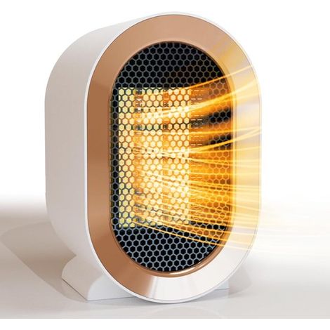 Chauffage électrique d'appoint - Radiateur électrique - Chauffage - 1200 W - Blanc (1/5)