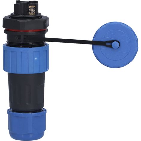 Écrou de verrouillage du connecteur étanche IP68, prise d'alimentation aviation 250V, câble LP203 broches. (1/5)