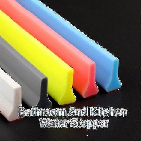 Seuil de douche pliable avec barrière et système de rétention d'eau (nombreuses couleurs et tailles) (1/5)
