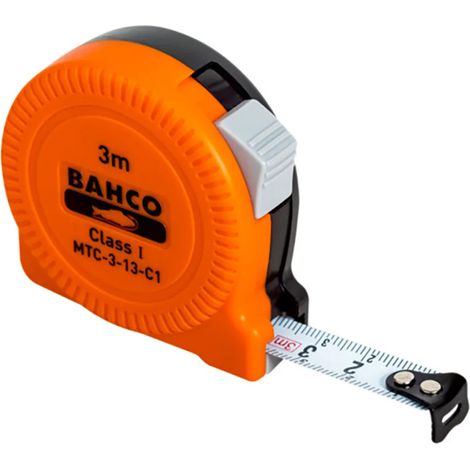 Maßband Bahco compact Genauigkeit Klasse I 3 m