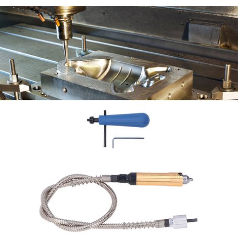 Accessoires pour perceuse/meuleuse électrique : poignée à arbre flexible, mandrin universel, machine à graver, compatible avec les perceuses électriques et les meuleuses rotatives. (1/5)