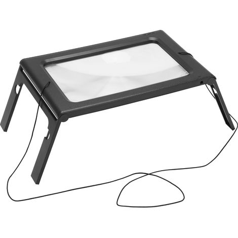TH-275205C Loupe de lecture pliable haute définition avec affichage LED 2,5x pour la maison (1/5)