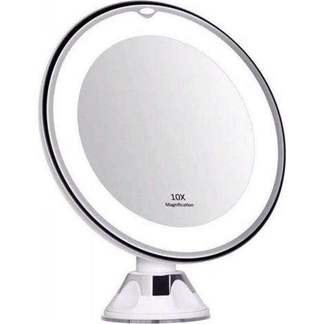 10 Miroirs Maquillage Ventouse LED Lumineux D (1/3)
