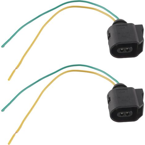 Lot de 2 connecteurs femelles étanches à 2 broches pour , compatibles avec le capteur ABS 6E0973702 (1/5)