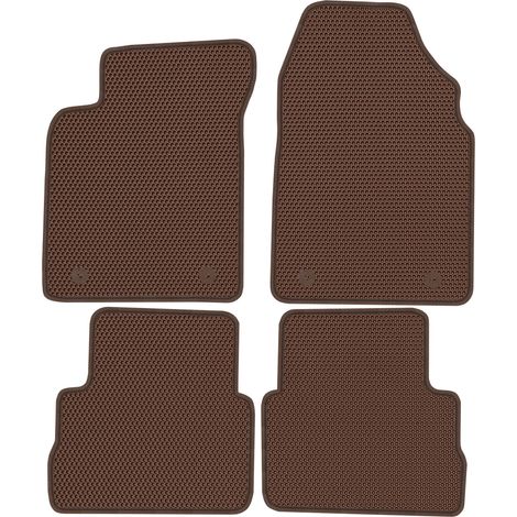 Opel Vectra C SD HB (2002-2008). Tapis de sol dédiés - EVA alvéolé marron (1/5)