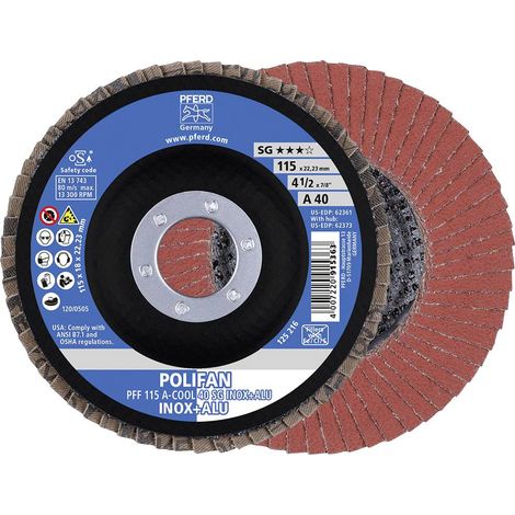 Disque à lamelles A-COOL SG droit 115mm G40 Pferd 1 PCS (1/5)