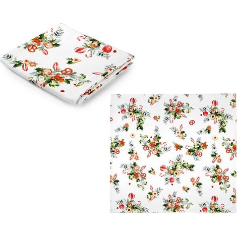 Fade Penny White tovaglia cotone rettangolare 240x140 cm (1/2)