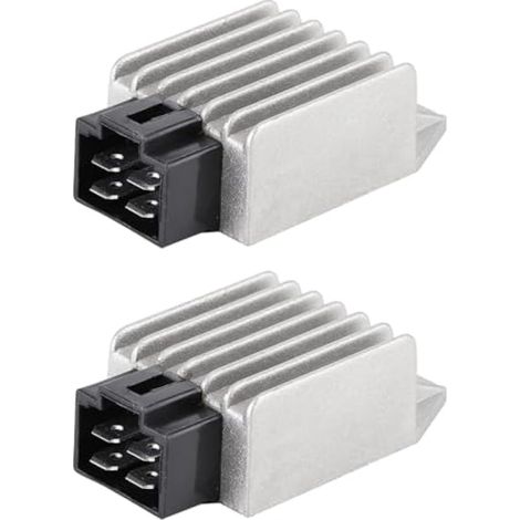 Régulateur de tension automatique 12 V, prise 4 broches, pour scooters, cyclomoteurs, quads, karts et buggies, moteur GY6 de 50 à 150 cm3. (1/4)