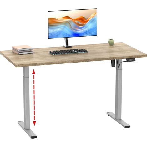 Altezza della scrivania regolabile Lona 140x50 71x140x50 - VCM