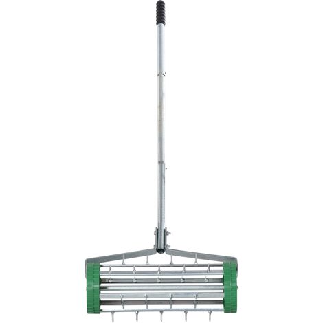 Aireador de césped de rodillo con mango ajustable 139 x 43,5 x 15 cm (1/5)