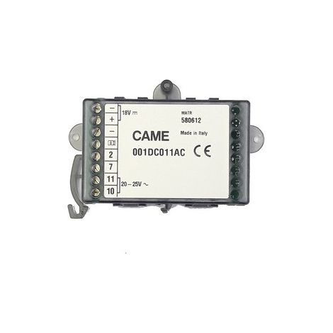 Came – Convertisseur de tension 24VAC/18VDC 1A – Pour installations électriques – 840EC0010 (1/3)