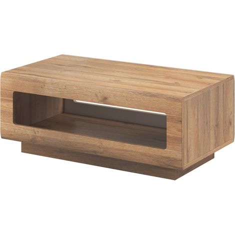 Tavolino da salotto design collezione BREDA colore rovere. Mobile ideale per il tuo soggiorno.