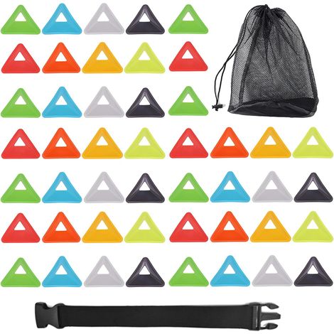Cônes de disque de football, agilité avec sac de transport, pour entraînement sportif, football, basket-ball, entraîneur, basket-ball, agilité (1/5)