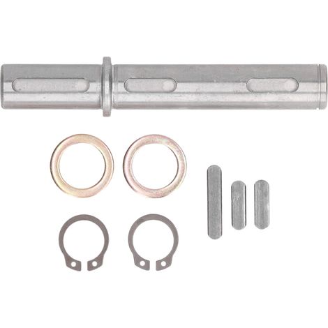 Einzelne Abtriebswelle, 18 mm (0,71 Zoll) Durchmesser, 128 mm (5,04 Zoll) Länge, für NMRV040 RV040 Schneckengetriebe und Nema34 Schrittmotor (1/5)
