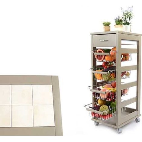 Vesuvio Mud platzsparender Trolley (1/2)