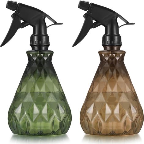 2 flacons pulvérisateurs rechargeables vides de 500 ml, bouteilles d'eau en plastique vides, pour les plantes, le jardin et le nettoyage. (1/5)