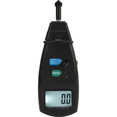 Tachymètre professionnel de contact, anémomètre numérique LCD portable, mesureur de vitesse à large plage, mode contact + photovoltaïque (sans pile), modèle DT-6236B, outil de mesure de vitesse de rot (1/5)