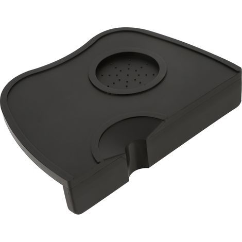 Tapis de Tassage Café Anti-Dérapant en Silicone Noir - Support pour Tasseur de Café (1/5)