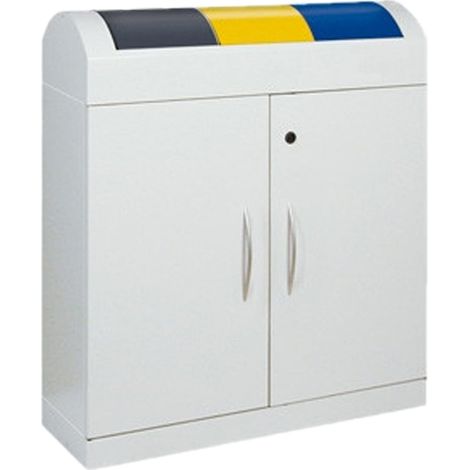 Stumpf raccolta differenziata TD 3 grigio chiaro contenitore interno 3x 45l - 5602007 (1/2)
