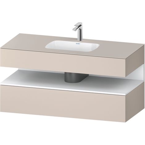 Duravit Collection One lavabo empotrado con base de lavabo