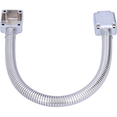 Protecteur de Câble de Boucle de Porte en Acier Inoxydable, Protection de Câblage Robuste pour Système de Contrôle D'accès, Longueur 500 Mm, 1 X Protecteur de Câble de Porte pour Immeuble de (1/5)