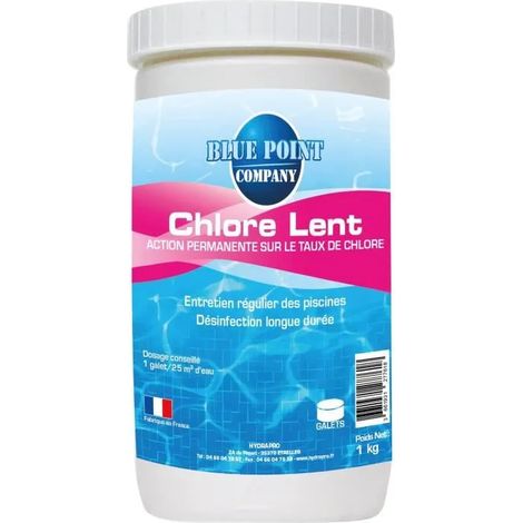 tabletas de cloro blue-point-company chlorine tablets 1 kg disolución lenta
