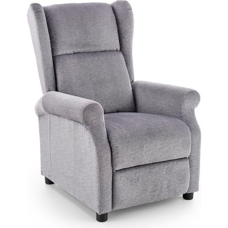 Sillón reclinable Houston 854, Gris, 83x75x92cm, Tapiz